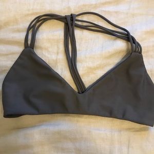 MIKOH grey string top
